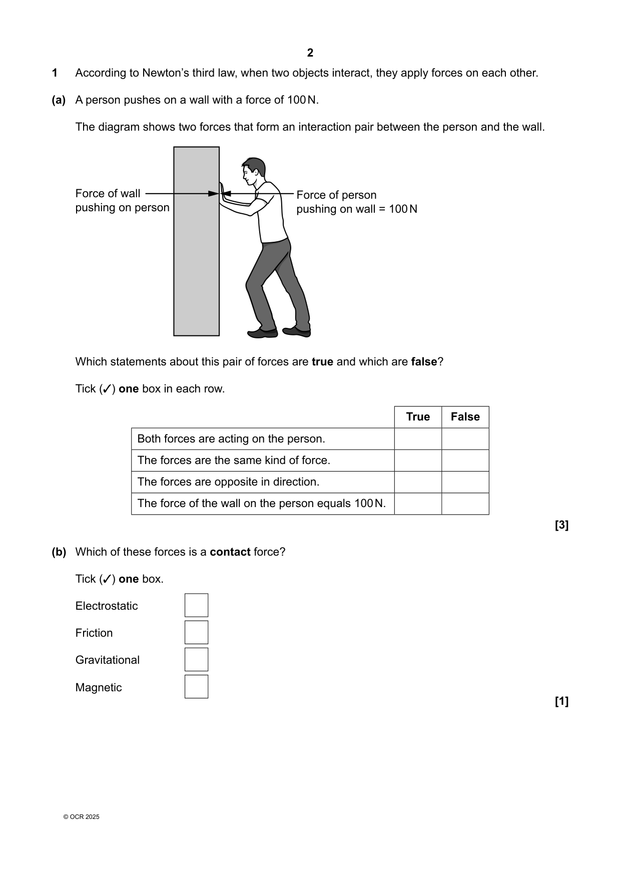 OCR GCSE Physics B Paper 4 2025 Question Paper