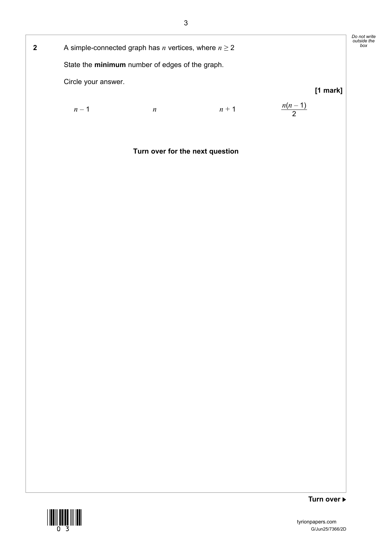 AQA AS Further Mathematics Paper 2  2025 QP IMG-3