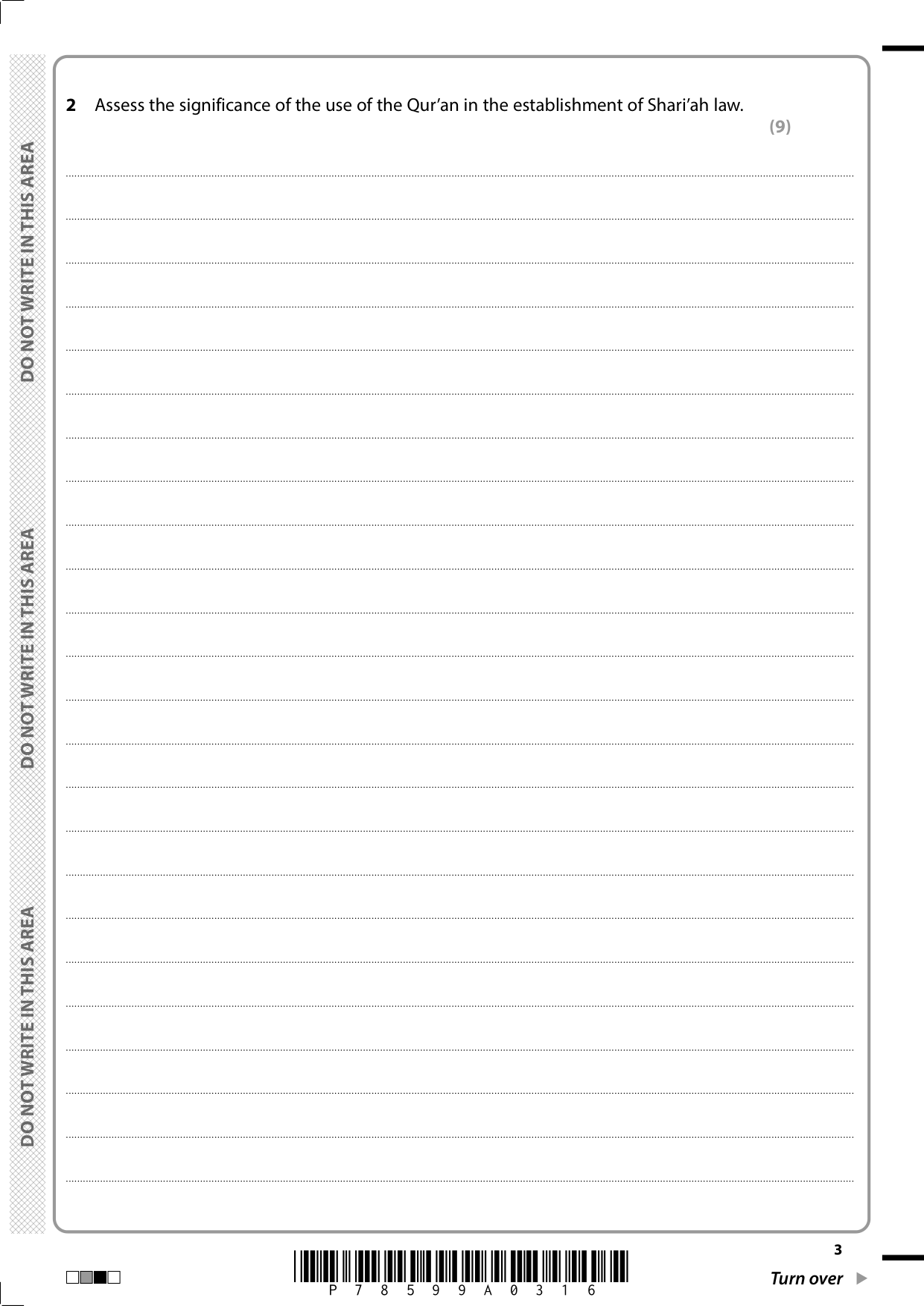 Pearson Edexcel AS Religious Studies  4D 2025 QP IMG-3
