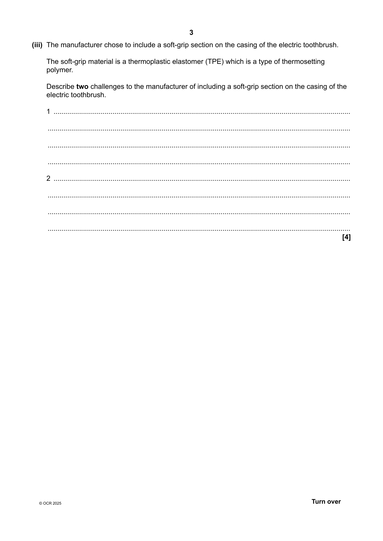 OCR A Level Design Engineering Paper 1 Question Paper IMG-3