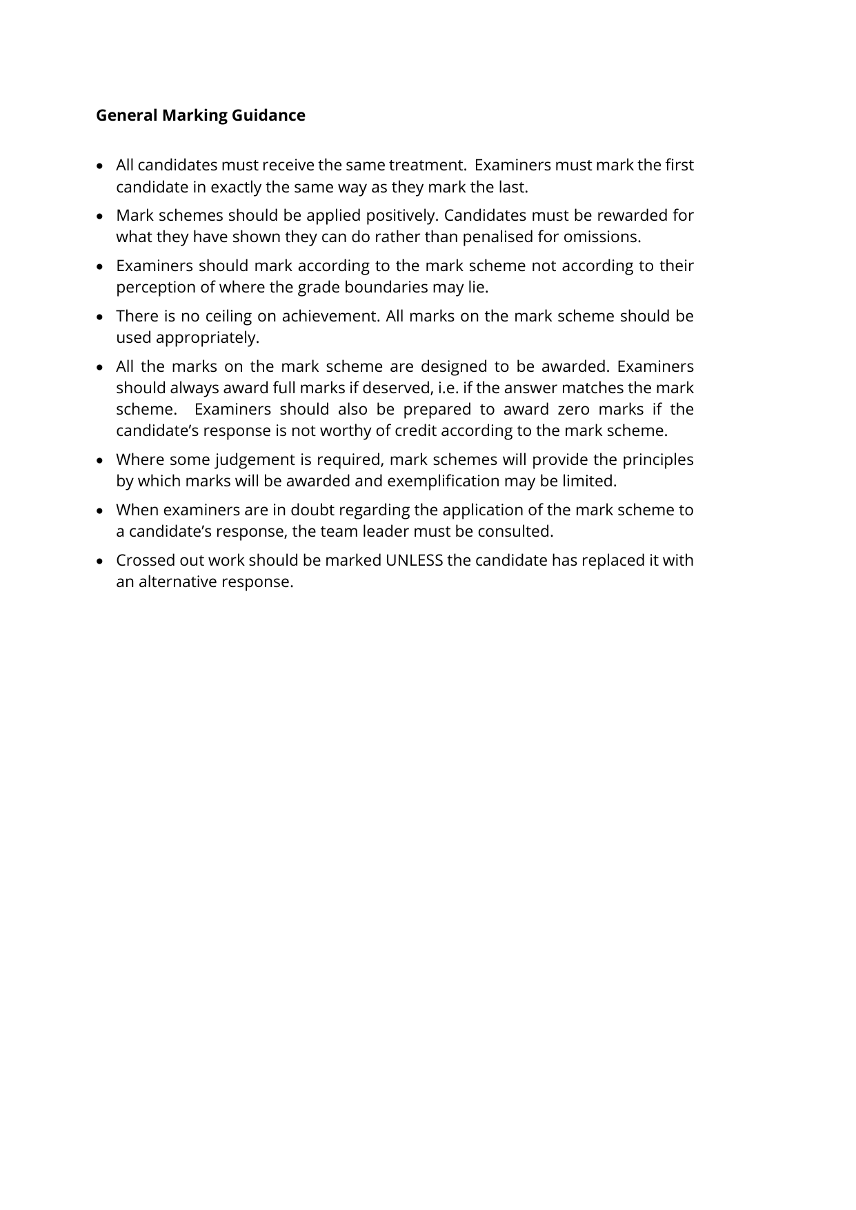 Pearson Edexcel GCSE Chemistry Paper 2F 2025 Mark Scheme IMG-3