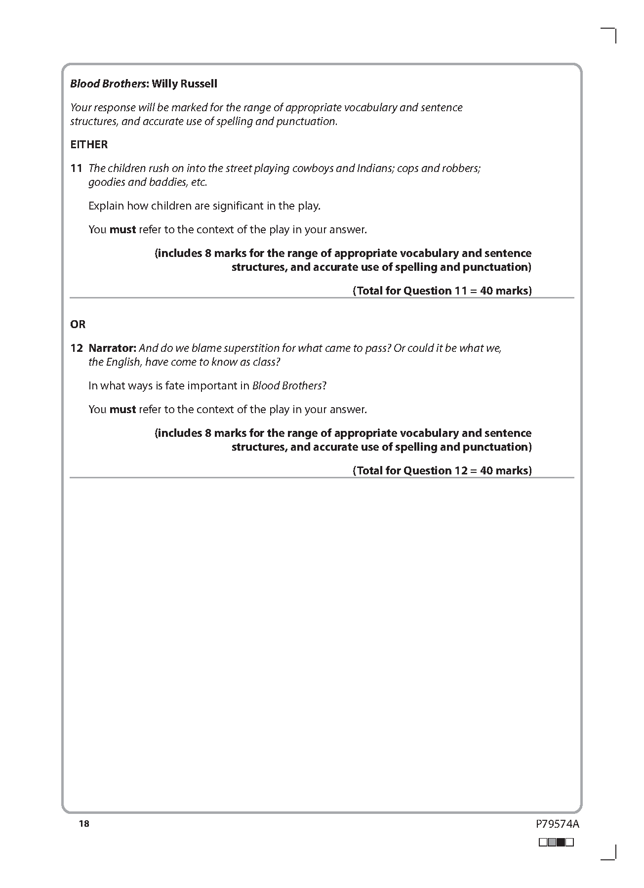 Pearson Edexcel GCSE English Literature Paper 1 2025 QP PDF IMG-1