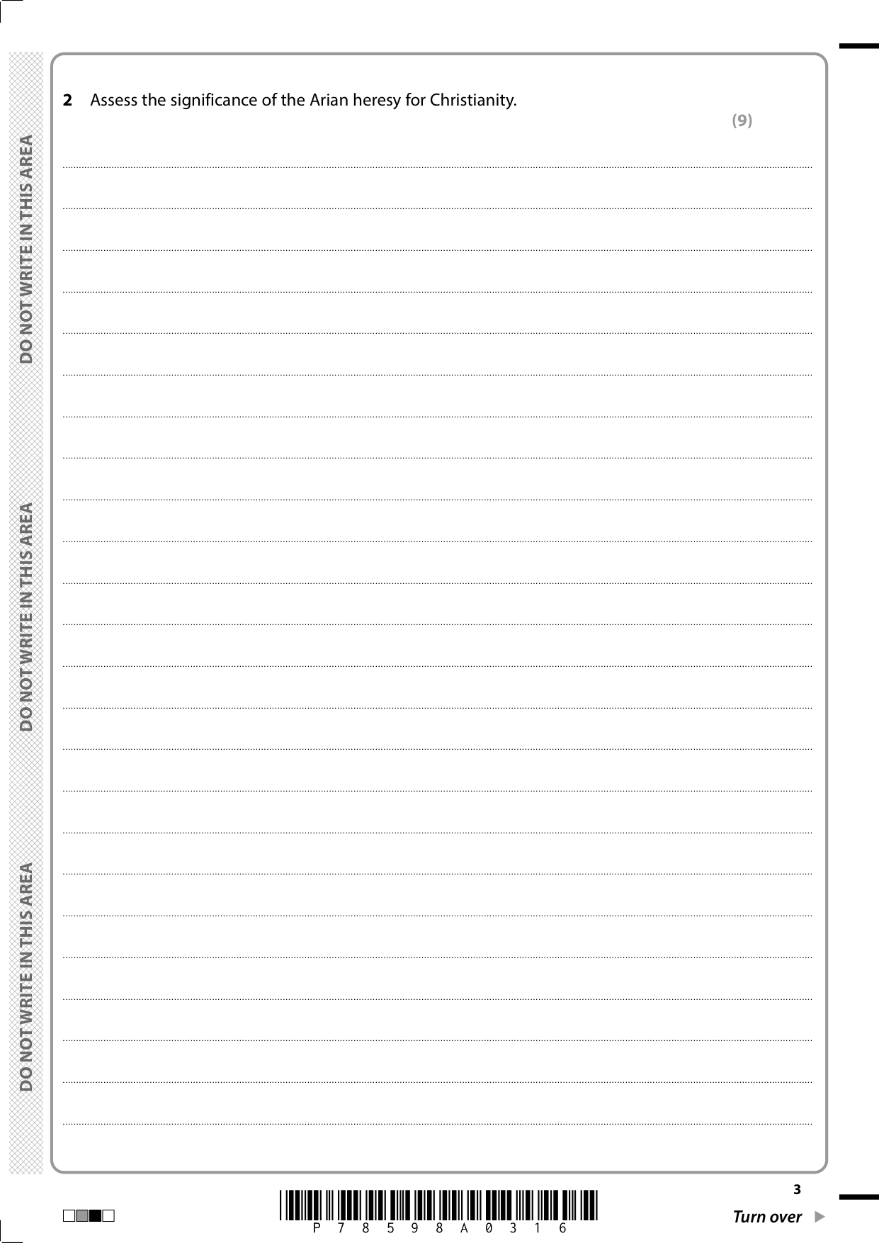 Pearson Edexcel AS Religious Studies Paper 4B 2025 QP IMG-3