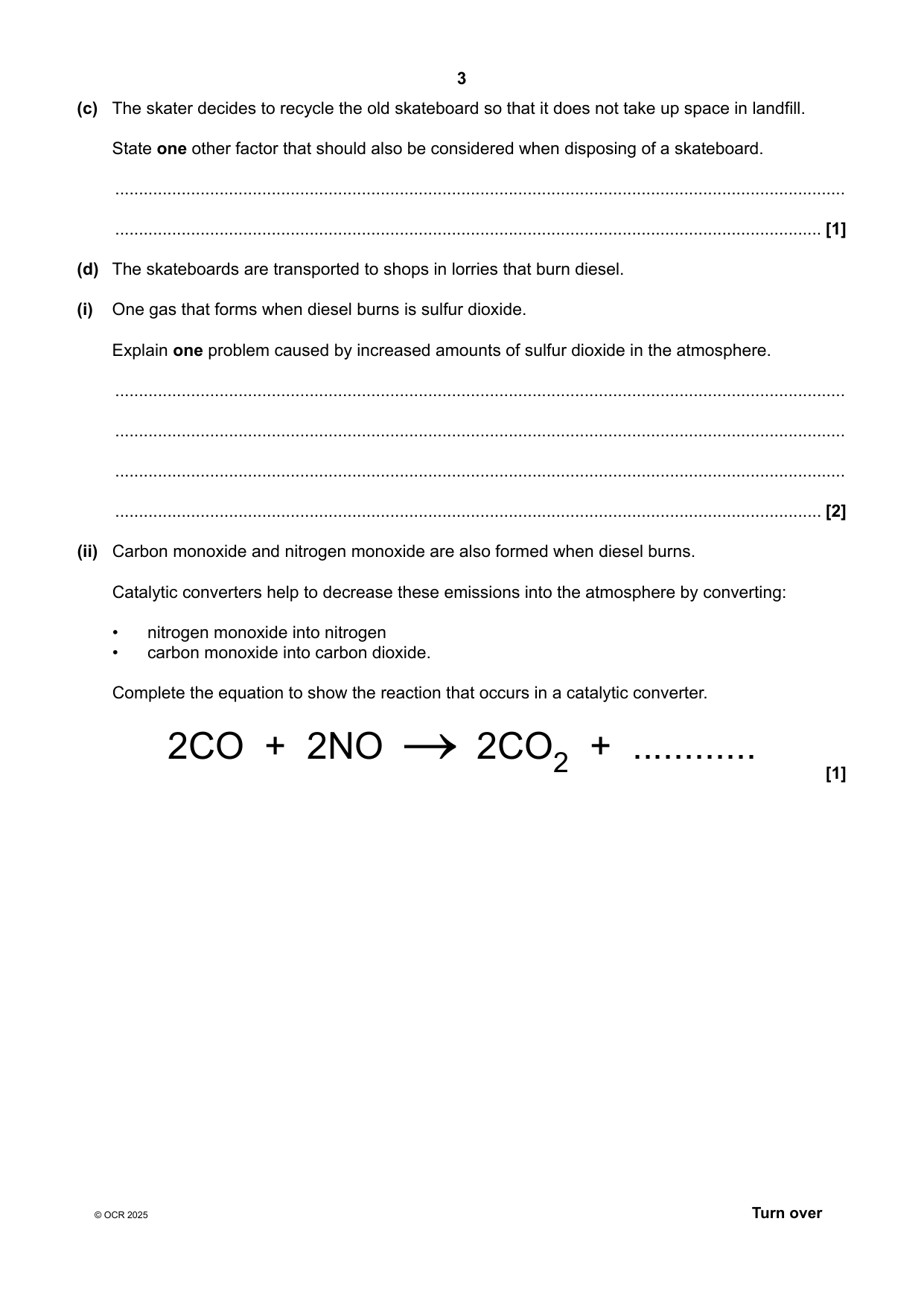OCR GCSE Combined Science Paper 8 2025 Question Paper IMG-3