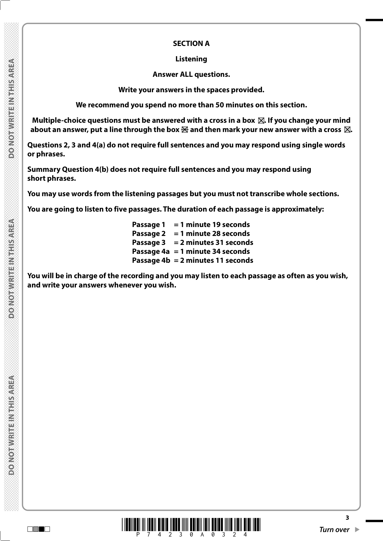 Pearson Edexcel A Level Italian Paper 1 2025 Question Paper IMG-3