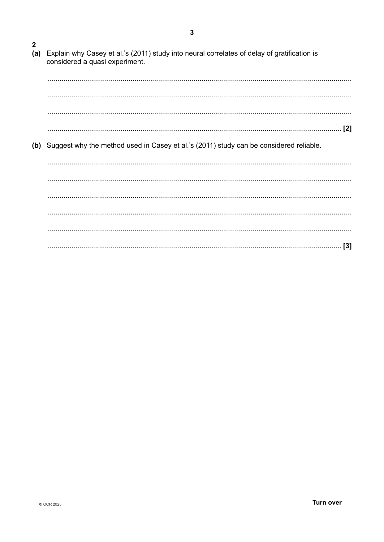 OCR AS Psychology Paper 2  2025 Question Paper IMG-3
