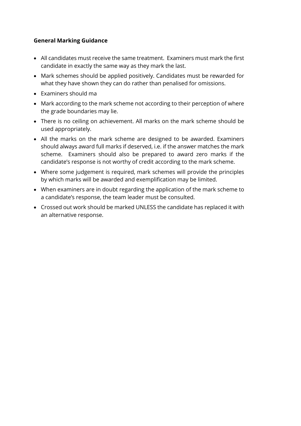 Pearson Edexcel GCSE Chemistry Paper 2H 2025 Mark Scheme IMG-3