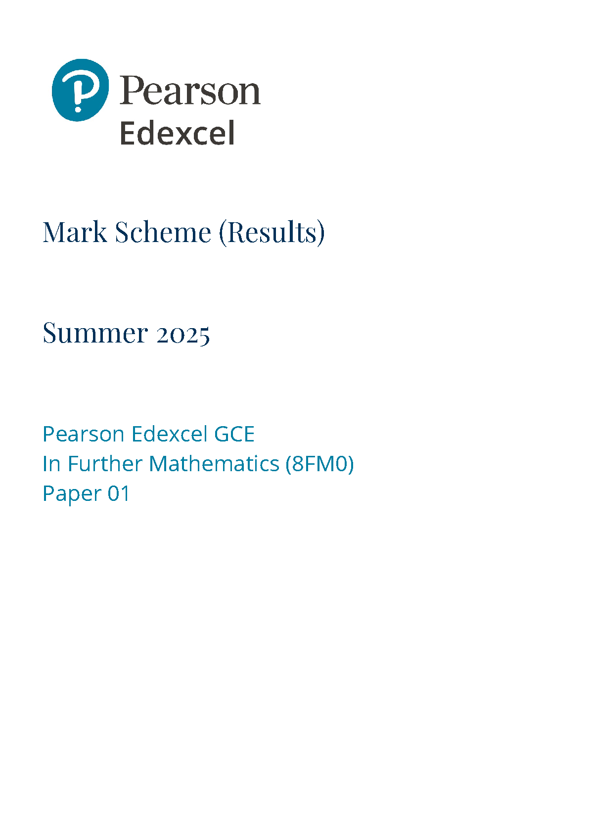 Pearson Edexcel AS Further Mathematics Paper 1 2025 MS IMG-1