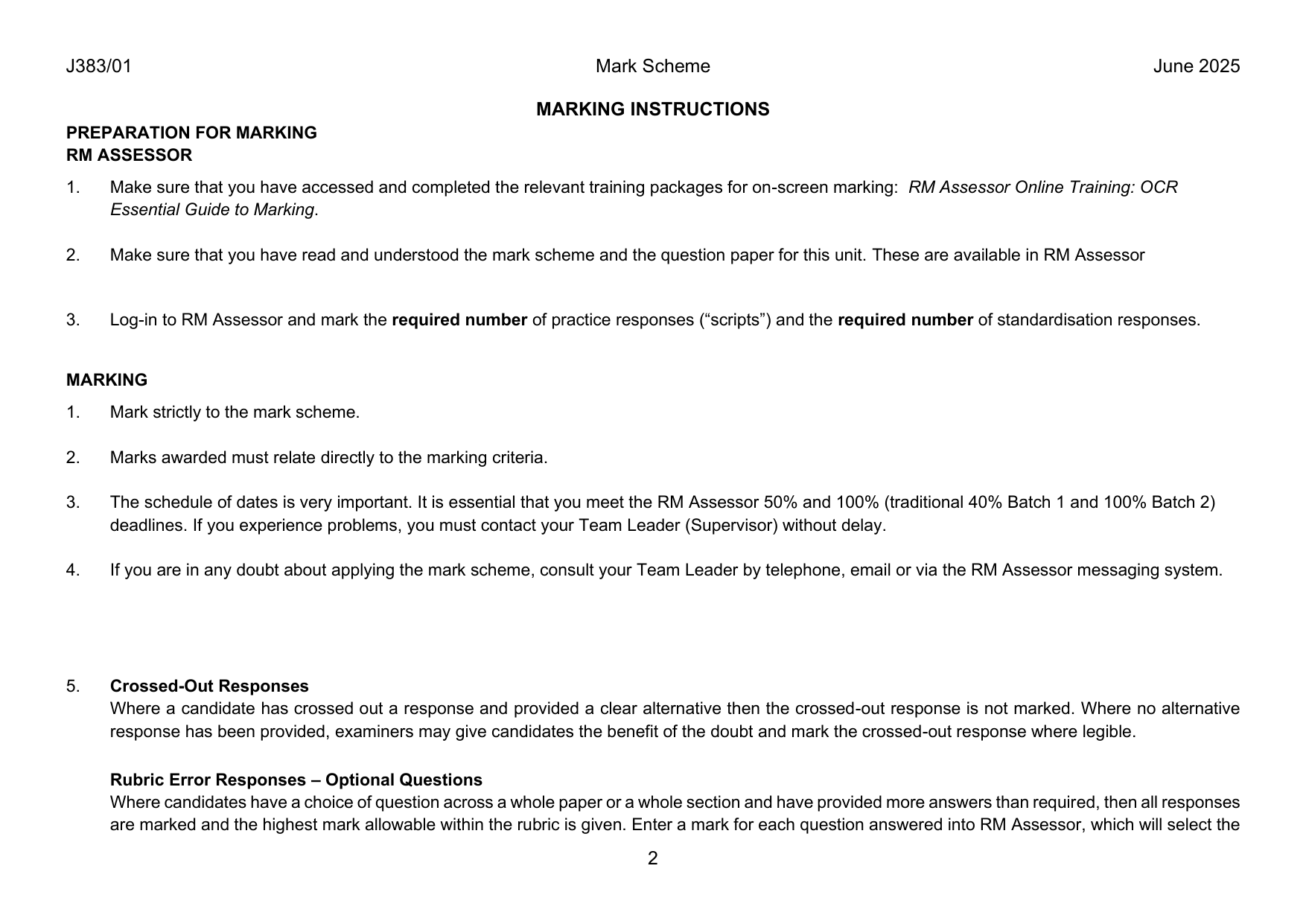 OCR GCSE Geography Paper 1 Mark Scheme PDF IMG-3