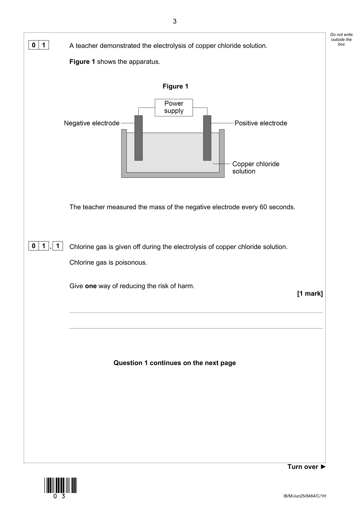 AQA GCSE Trilogy Chemistry 1H 2025 Question Paper PDF IMG-3