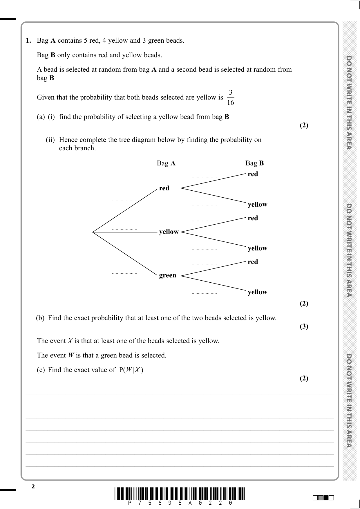 Pearson Edexcel A Level Mathematics Paper 31 2025 QP