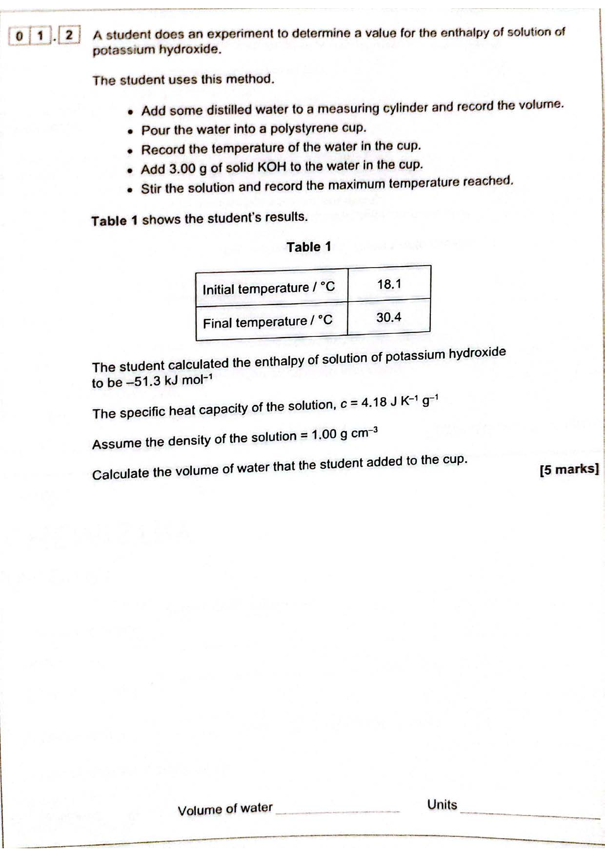 AQA A Level Chemistry Paper 3 2025 Question Paper PDF