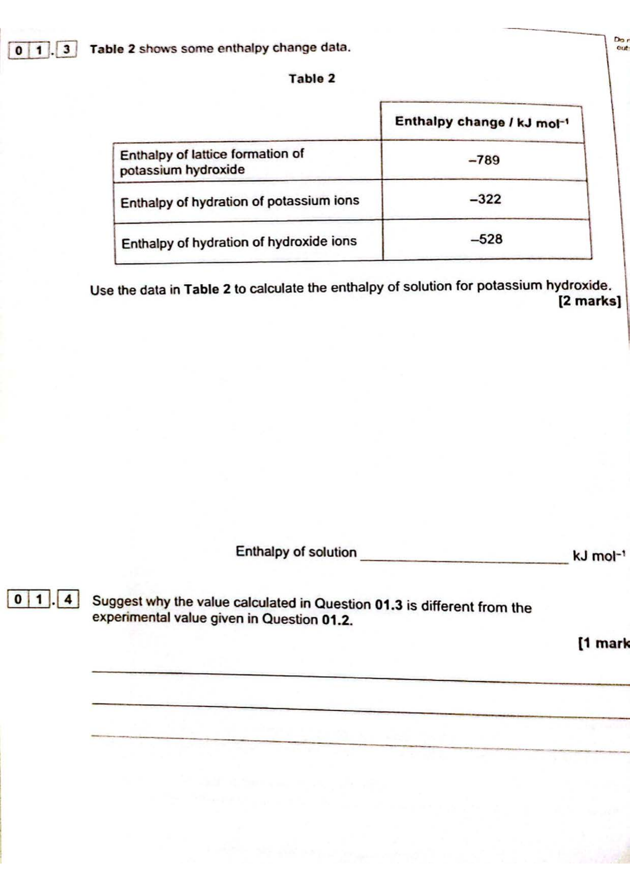 AQA A Level Chemistry Paper 3 2025 Question Paper PDF IMG-3