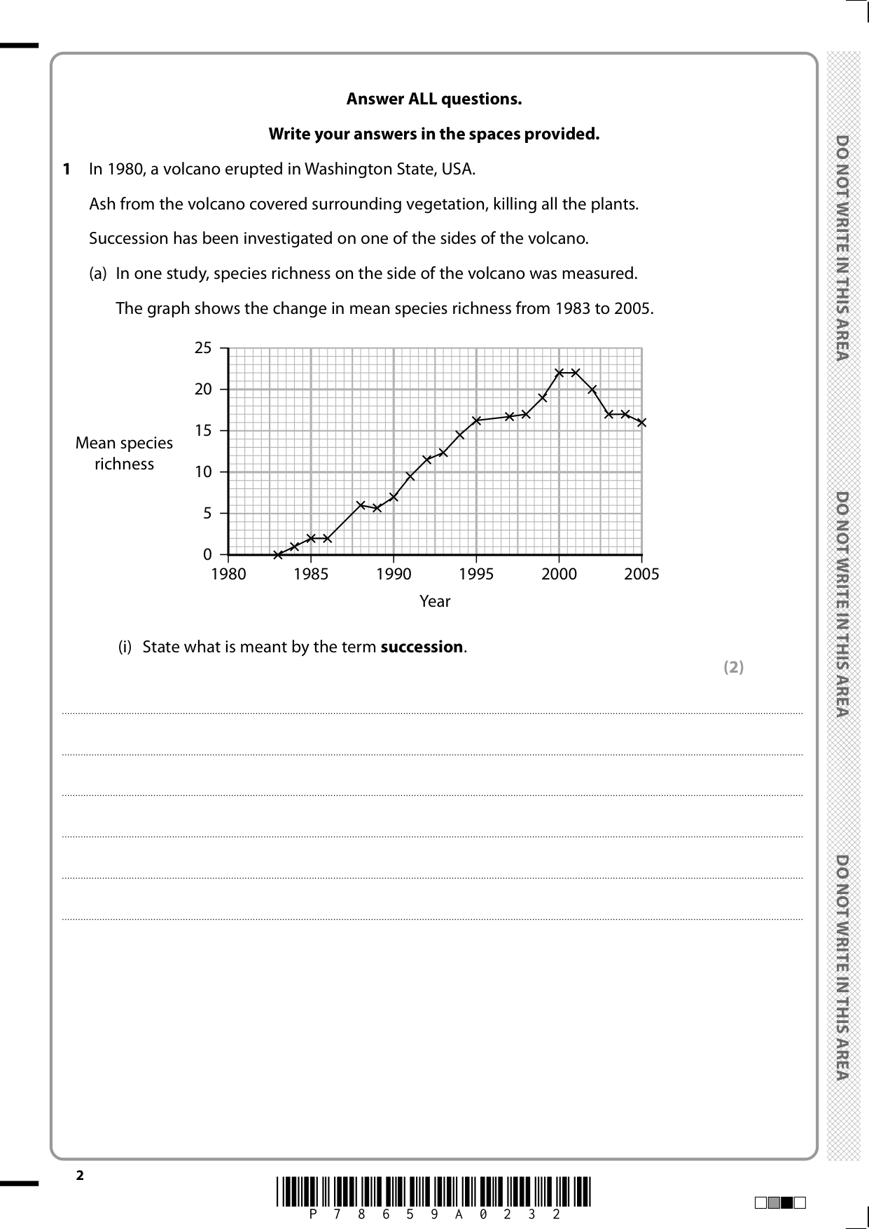 Pearson Edexcel A Level Biology Paper 3 2025 Question Paper