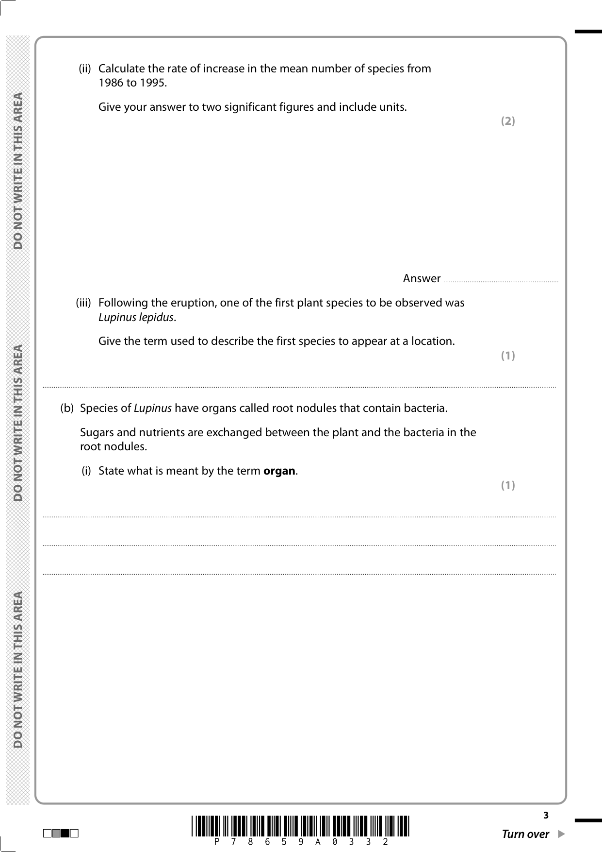 Pearson Edexcel A Level Biology Paper 3 2025 Question Paper IMG-3
