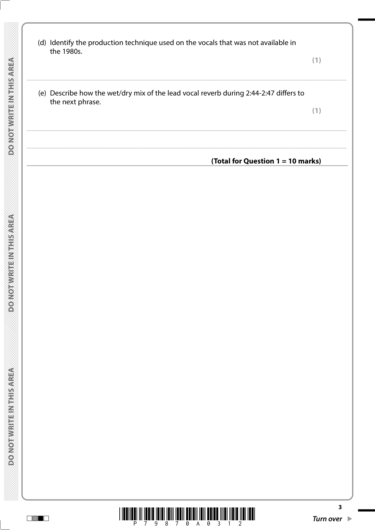 Pearson Edexcel AS Music Technology Component 3 2025 QP IMG-3