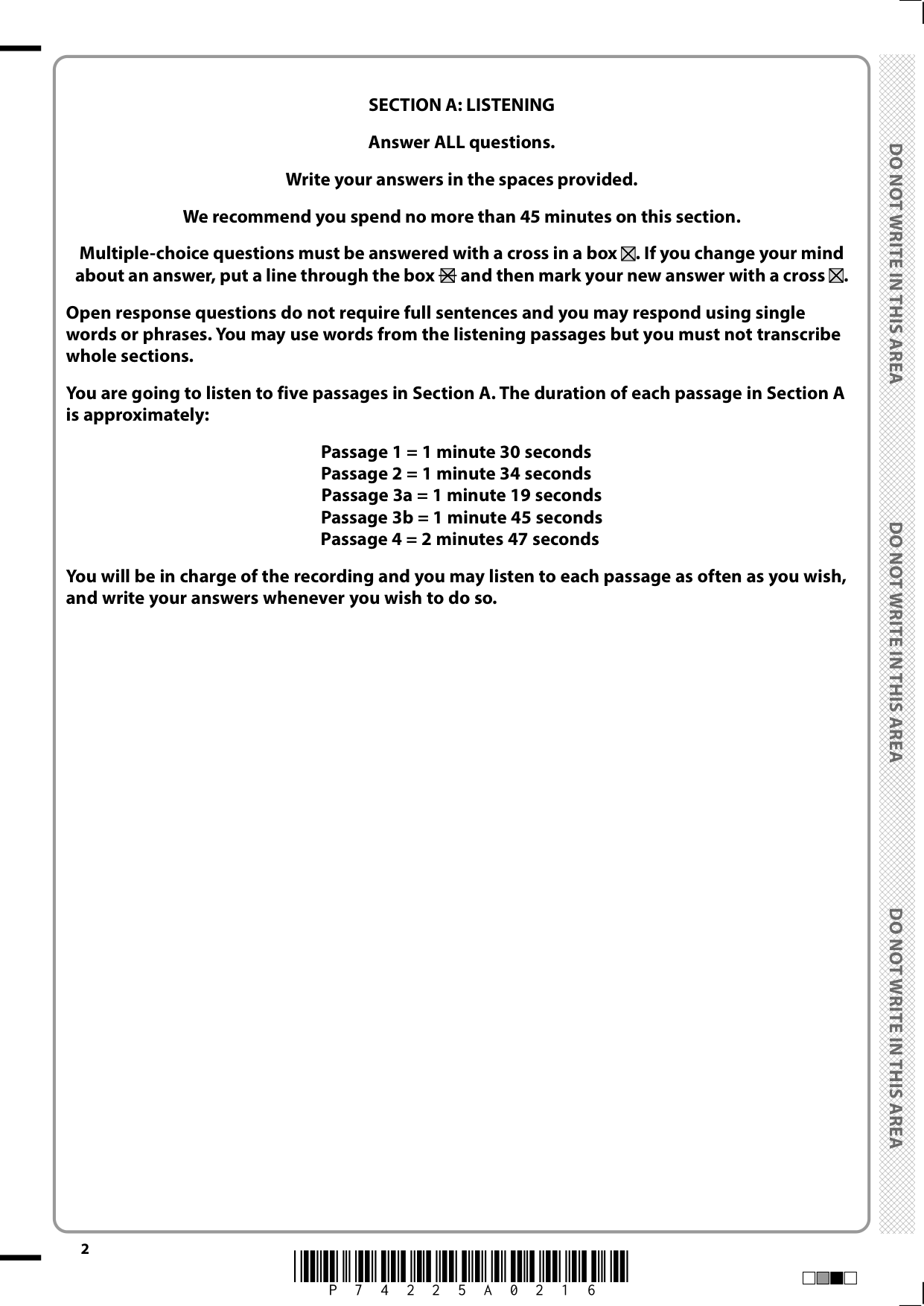 Pearson Edexcel A Level Turkish Paper 3 2025 Question Paper