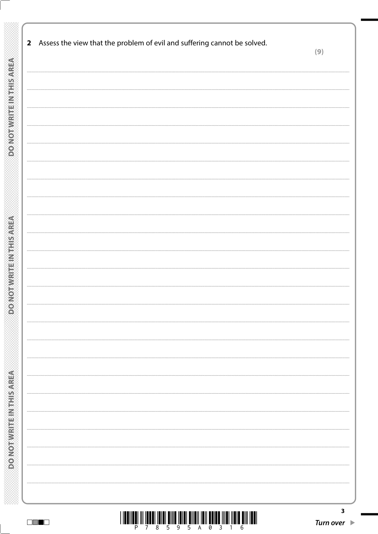 Pearson Edexcel AS Religious Studies Paper 1 2025 QP IMG-3