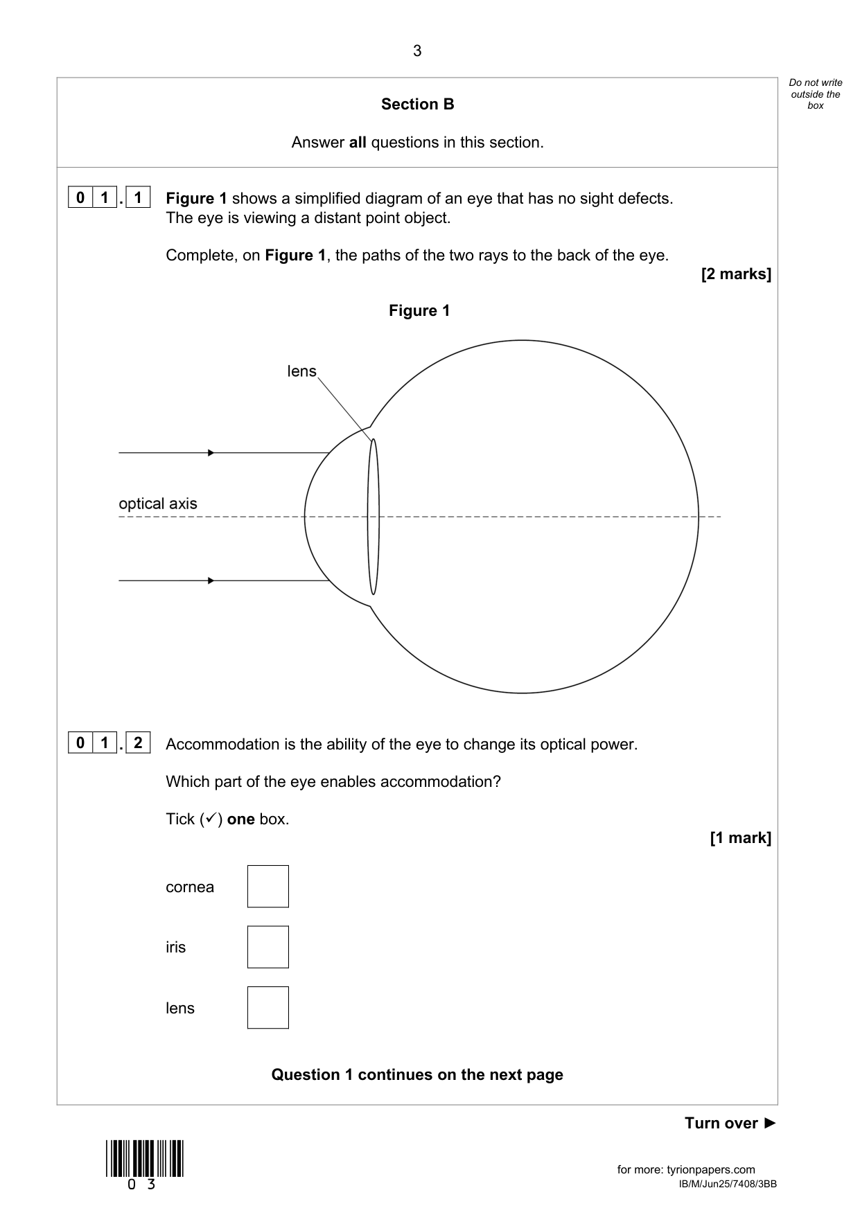 AQA A Level Physics Paper 3BB 2025 Question Paper IMG-3