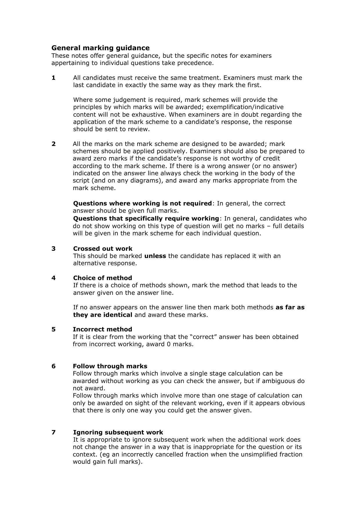 Pearson Edexcel GCSE Statistics Paper 1H 2025 Mark Scheme IMG-3
