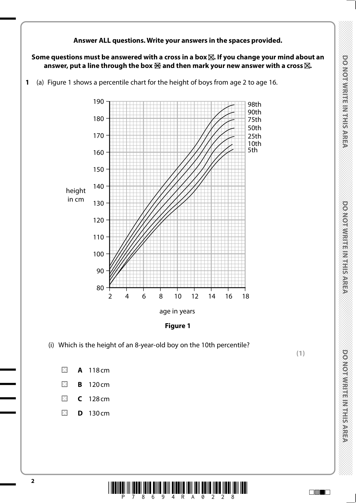 Pearson Edexcel GCSE Biology Paper 1H 2025 Question Paper