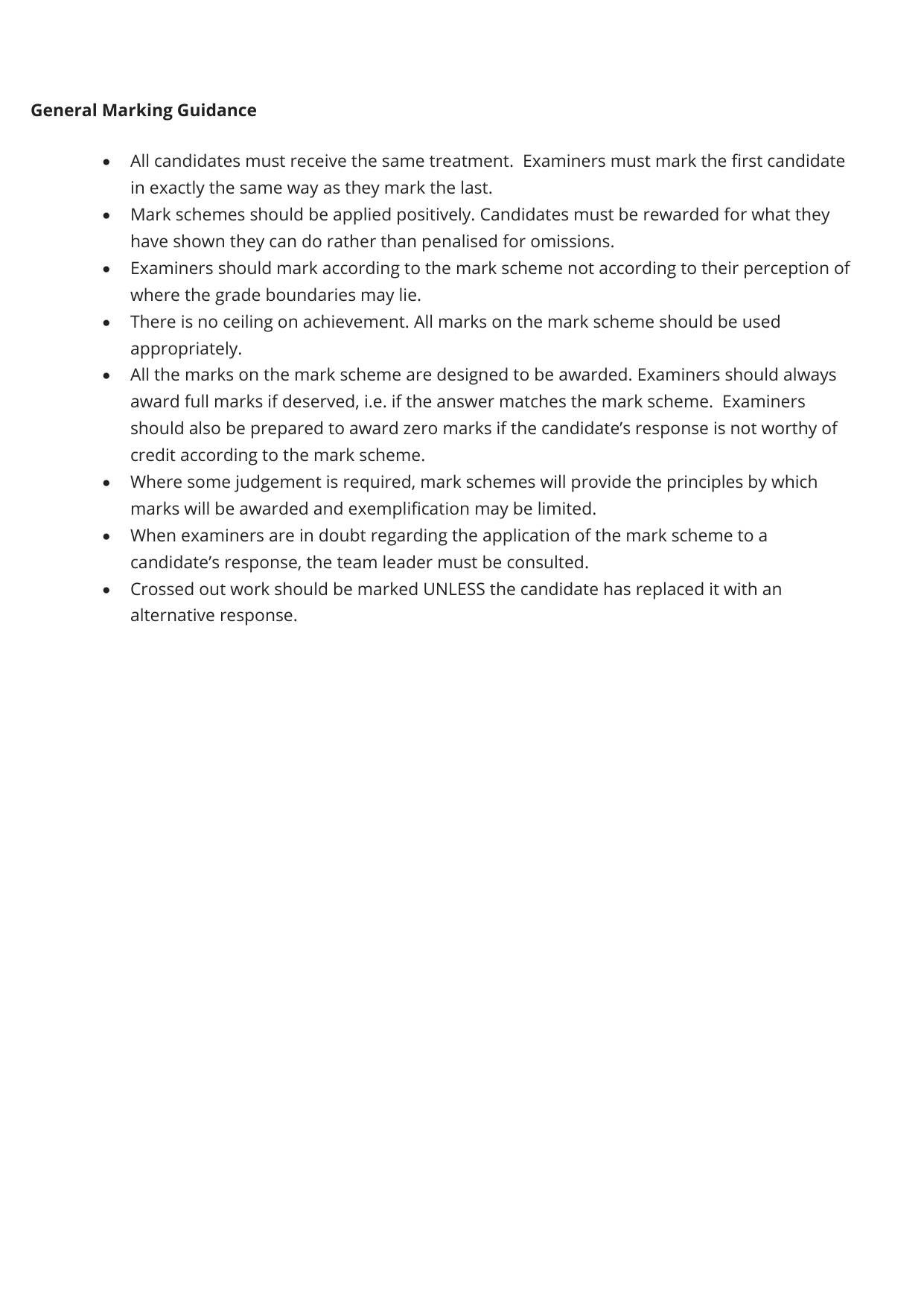 Pearson Edexcel GCSE Spanish Paper 3H 2025 Mark Scheme IMG-3
