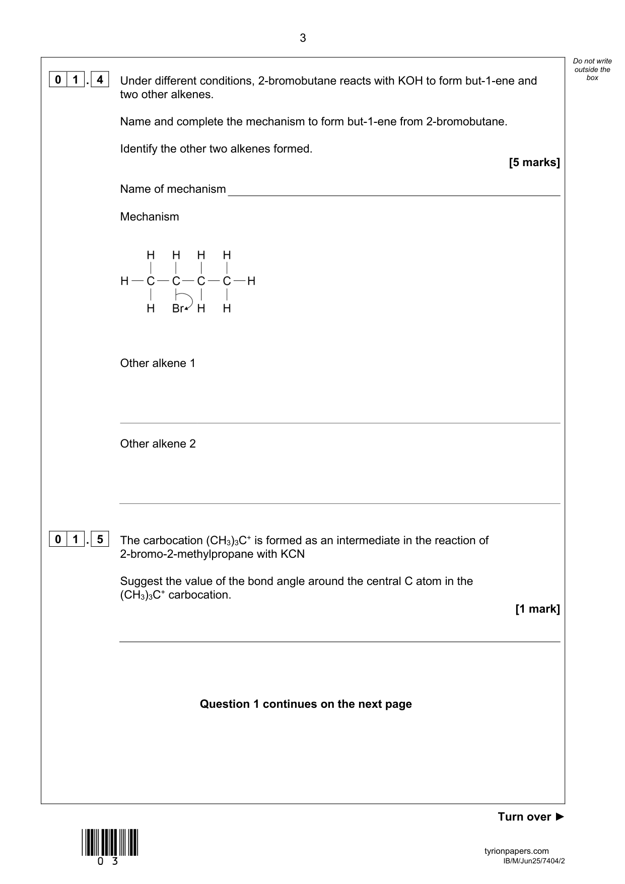 AQA AS Chemistry Paper 2 2025 Question Paper PDF IMG-3