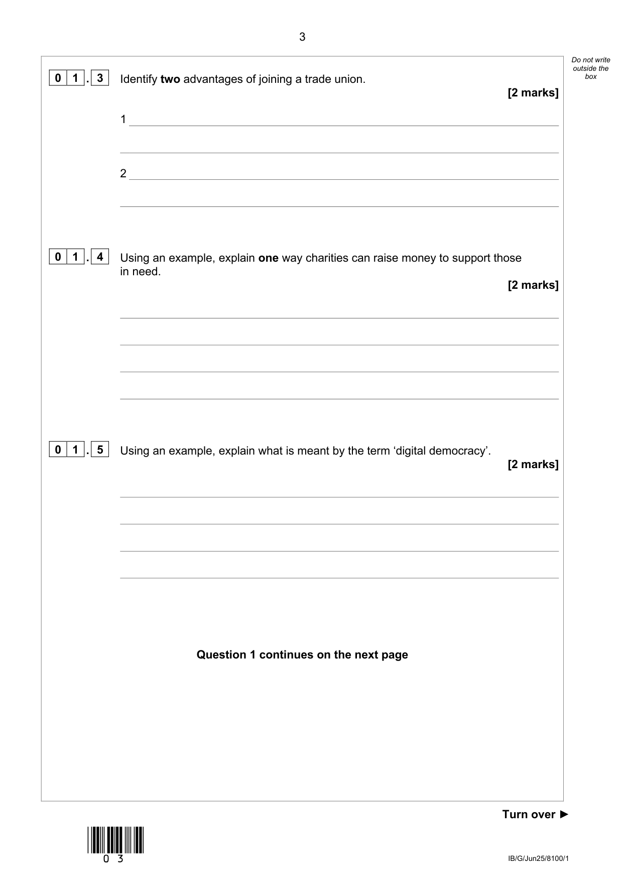 AQA GCSE Citizenship Studies Paper 1 2025 QP IMG-3
