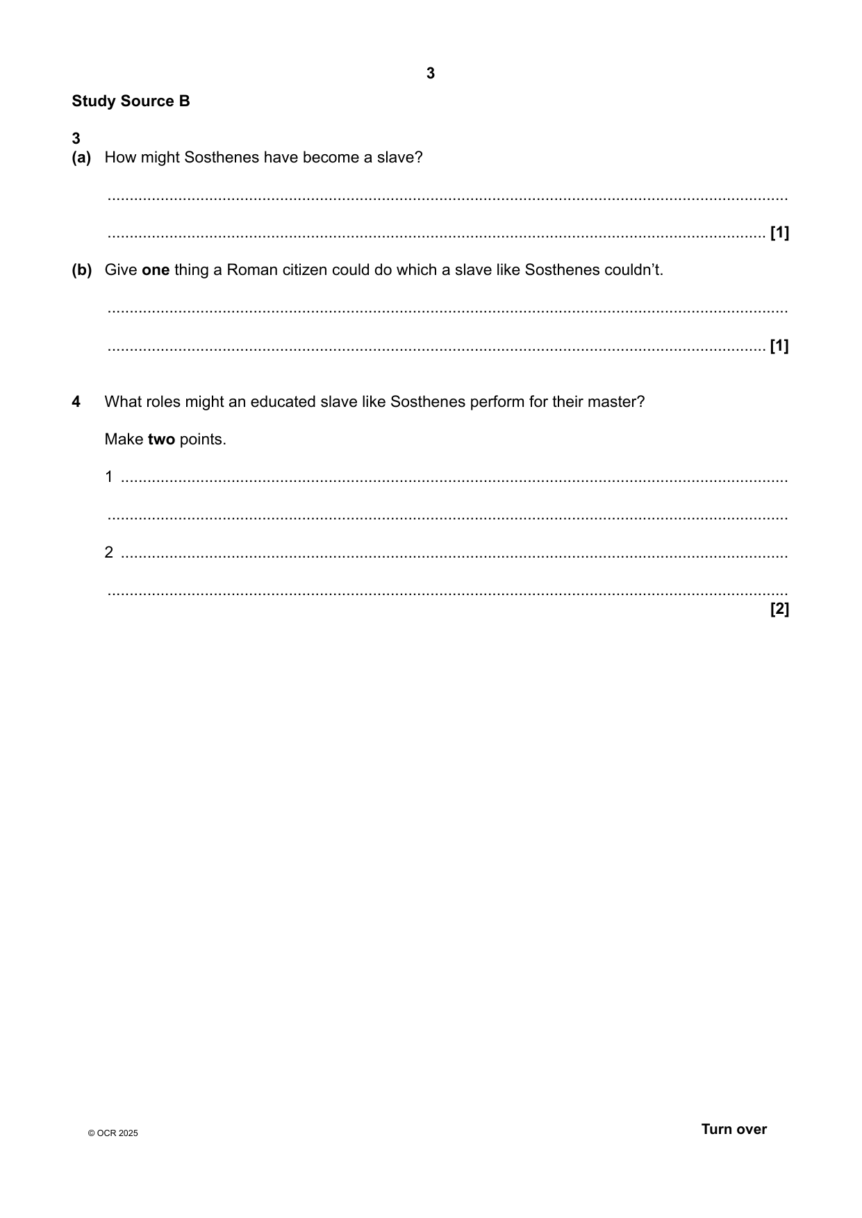 OCR GCSE Classical Civilisation Paper 22  2025 QP PDF IMG-3