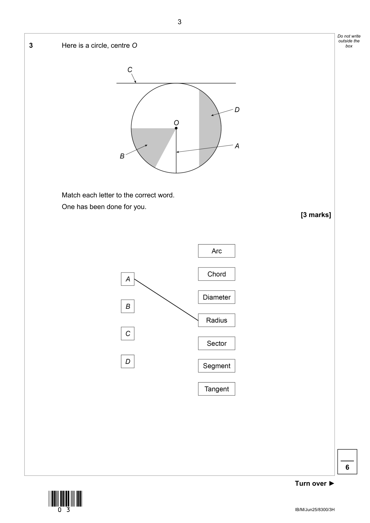AQA GCSE Maths Paper 3H 2025 Question Paper IMG-3