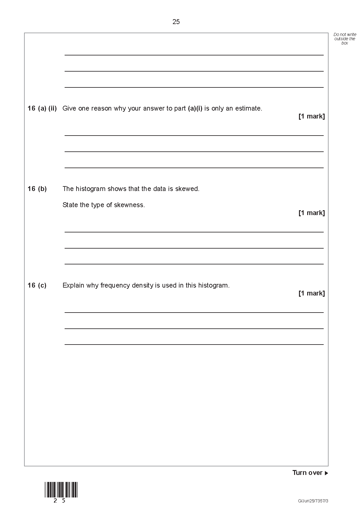 AQA A Level Mathematics  Paper 3  2025 QP IMG-1