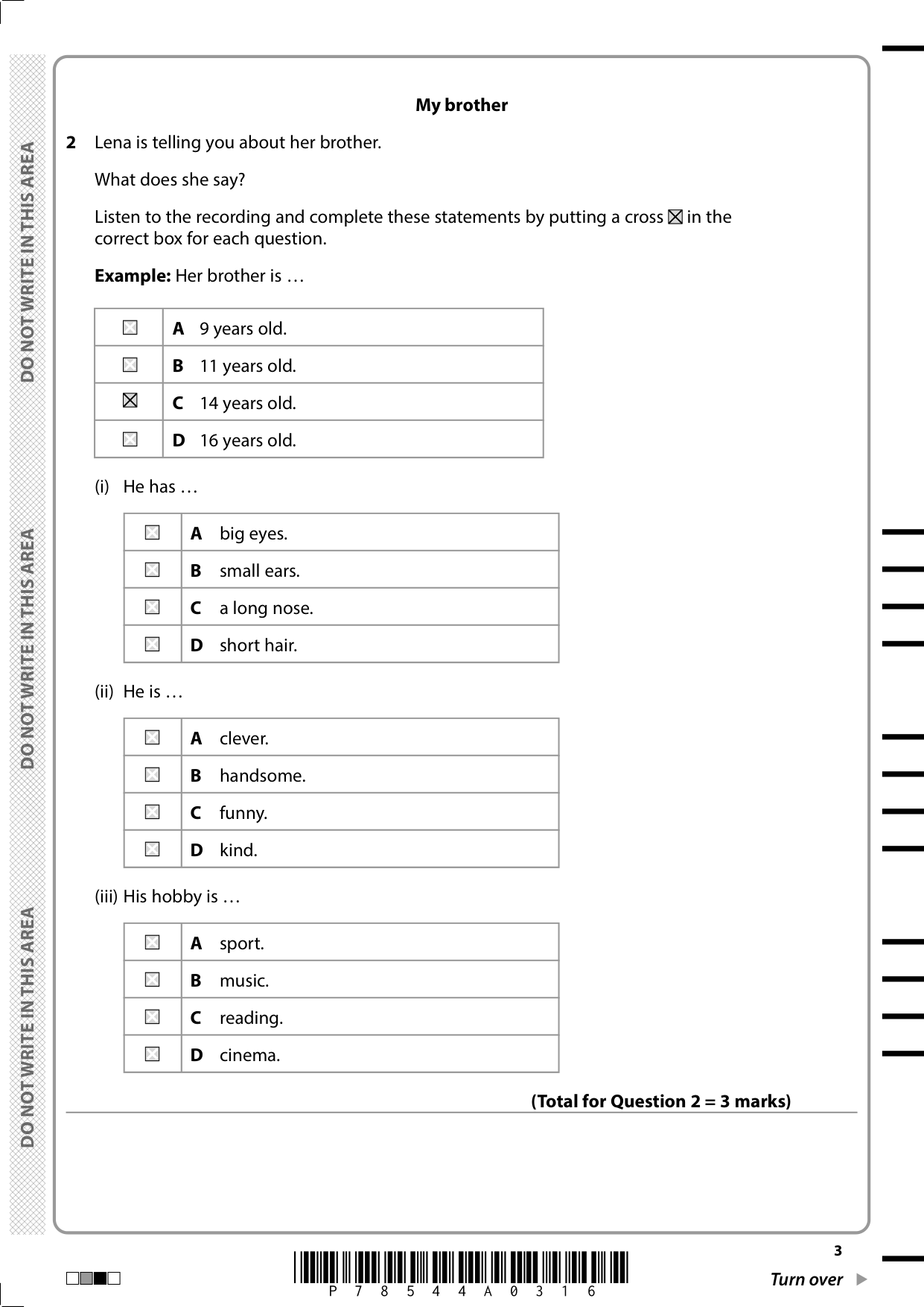 Pearson Edexcel GCSE Russian Paper 1F 2025 Question Paper IMG-3