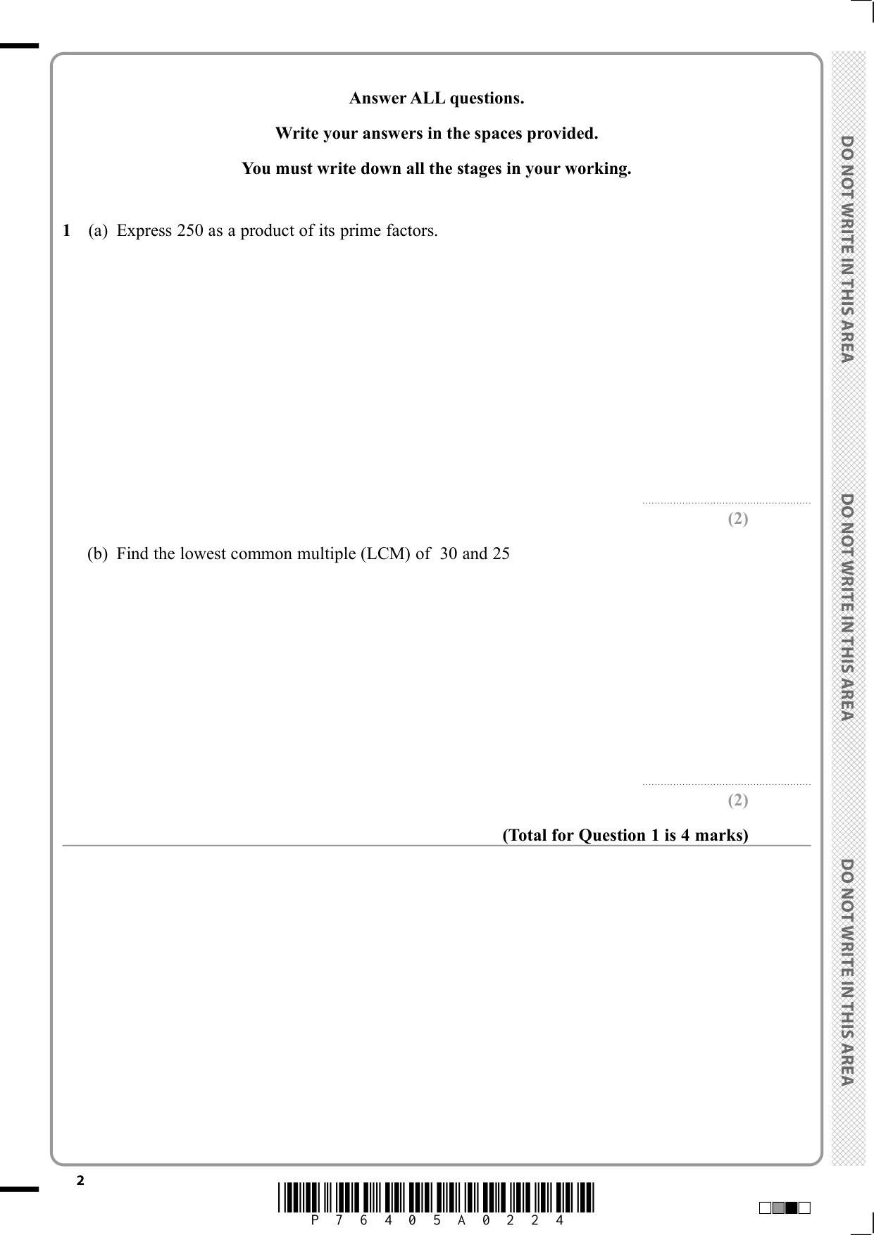 Pearson Edexcel GCSE Maths Paper 2H 2025 Question Paper PDF