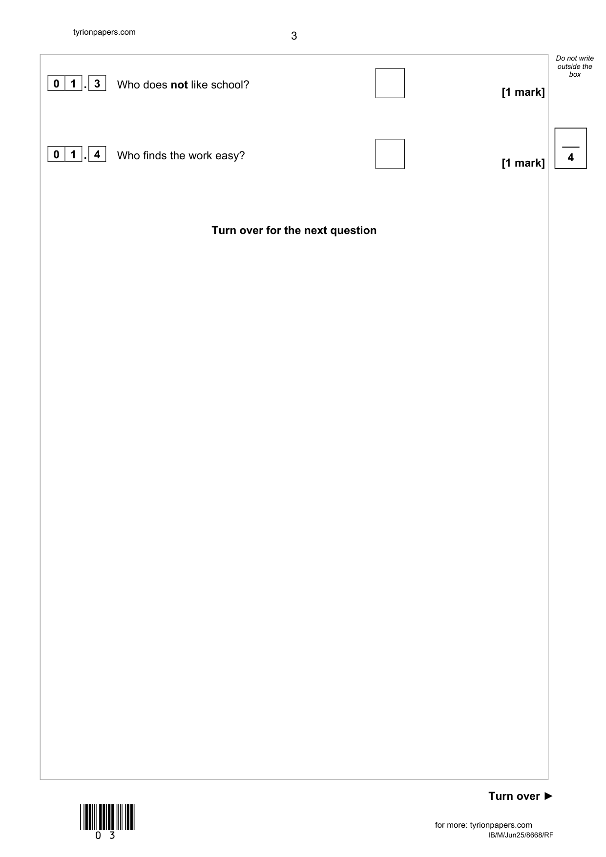 AQA GCSE German Paper 3F 2025 Reading QP IMG-3