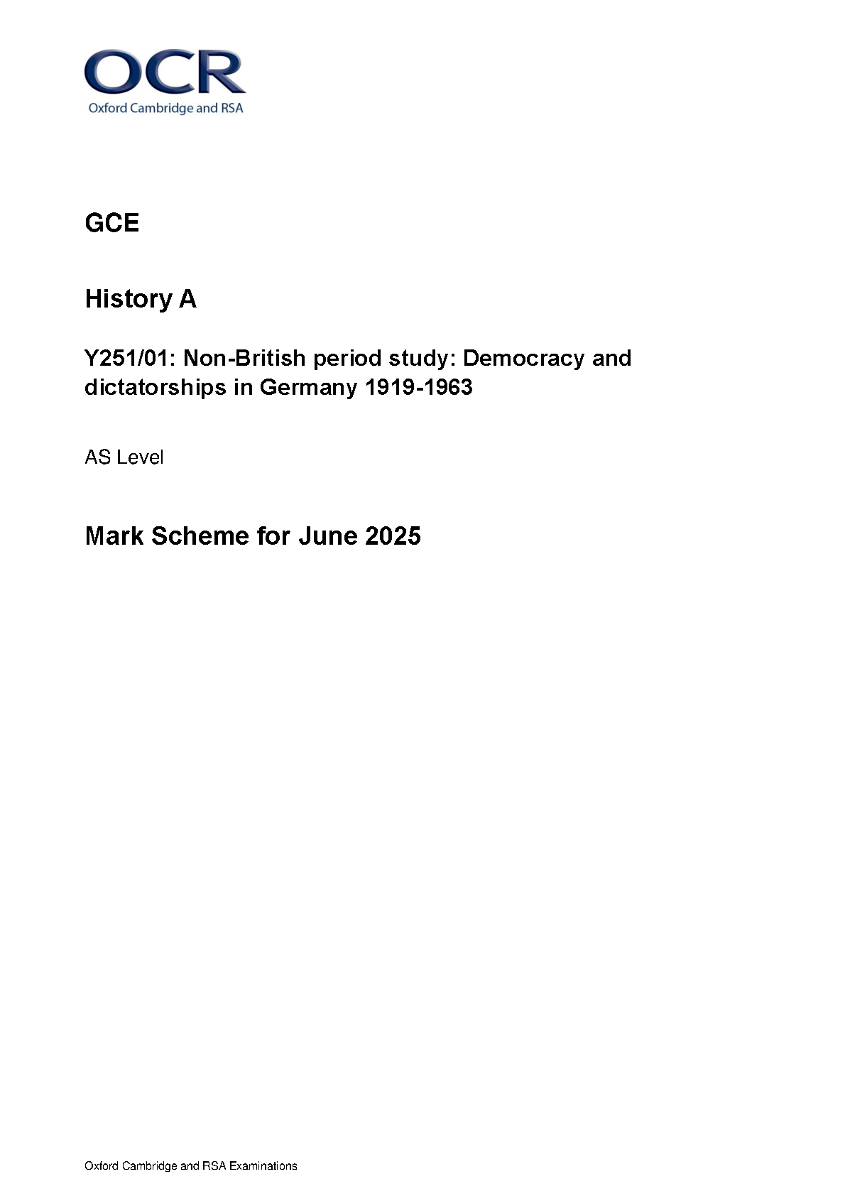 OCR AS Level History A Democracy and Dictatorships 2025 Ms IMG-1