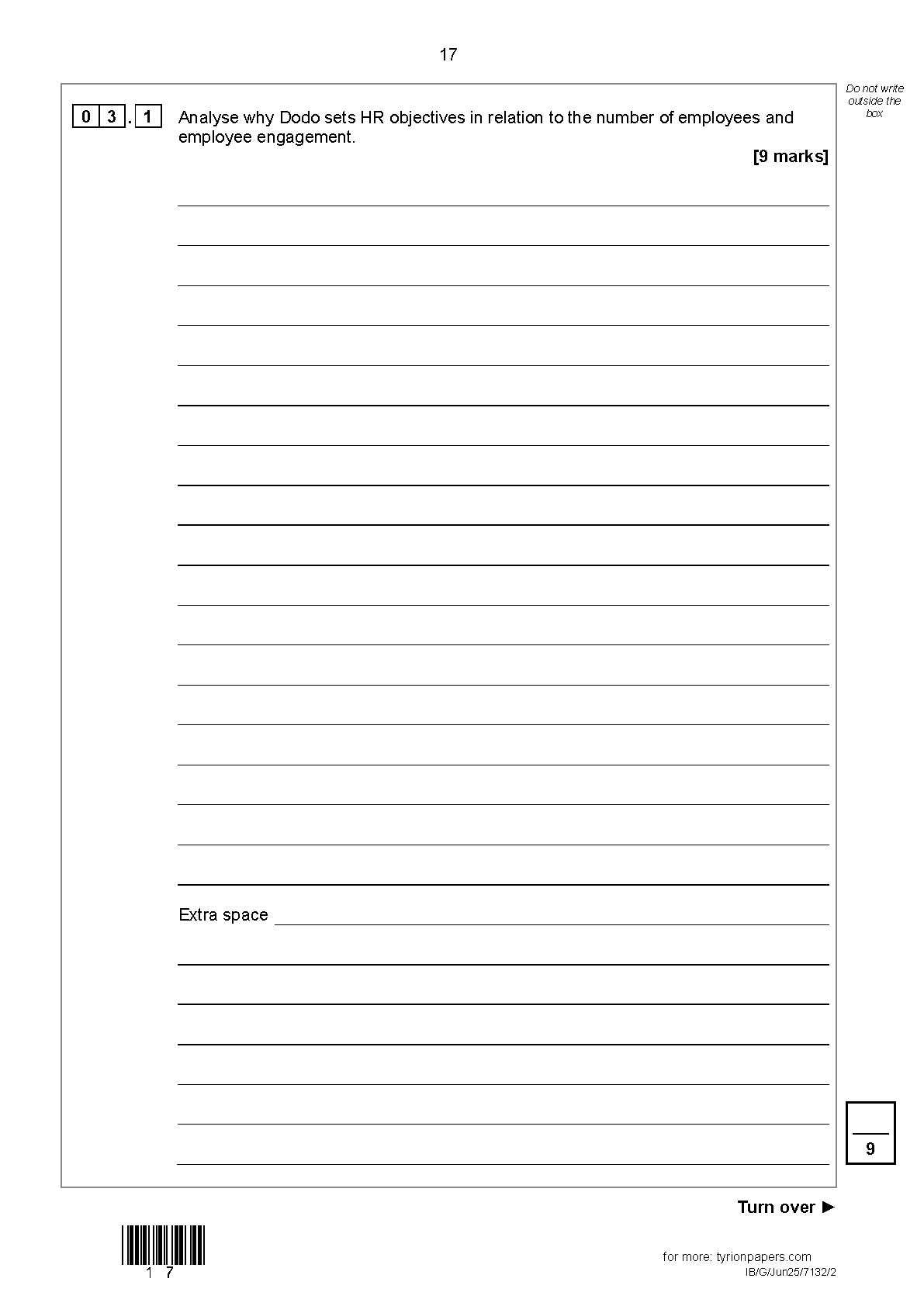 AQA A Level Business Paper 2 2025 Question Paper PDF IMG-1