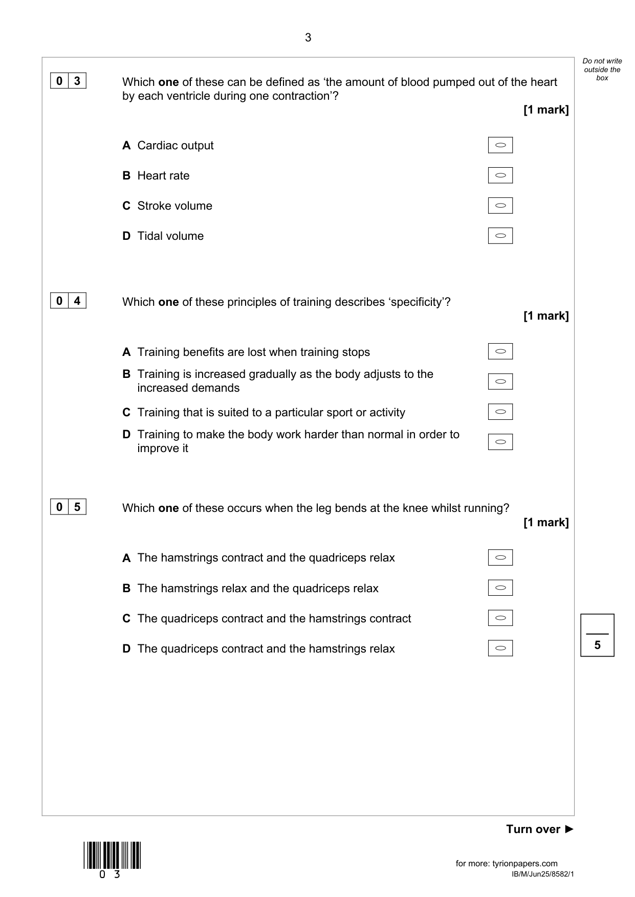 AQA GCSE Physical Education Paper 1 2025 QP PDF IMG-3