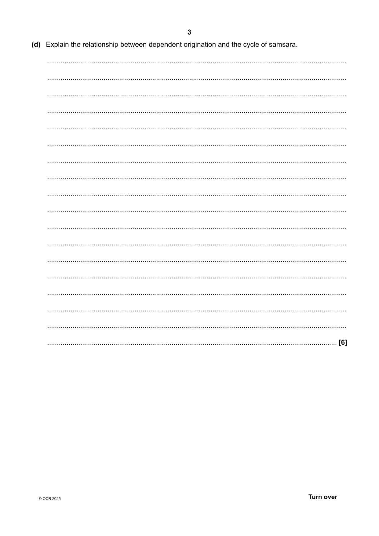 OCR GCSE Religious Studies Paper 4 2025 Question Paper PDF IMG-3