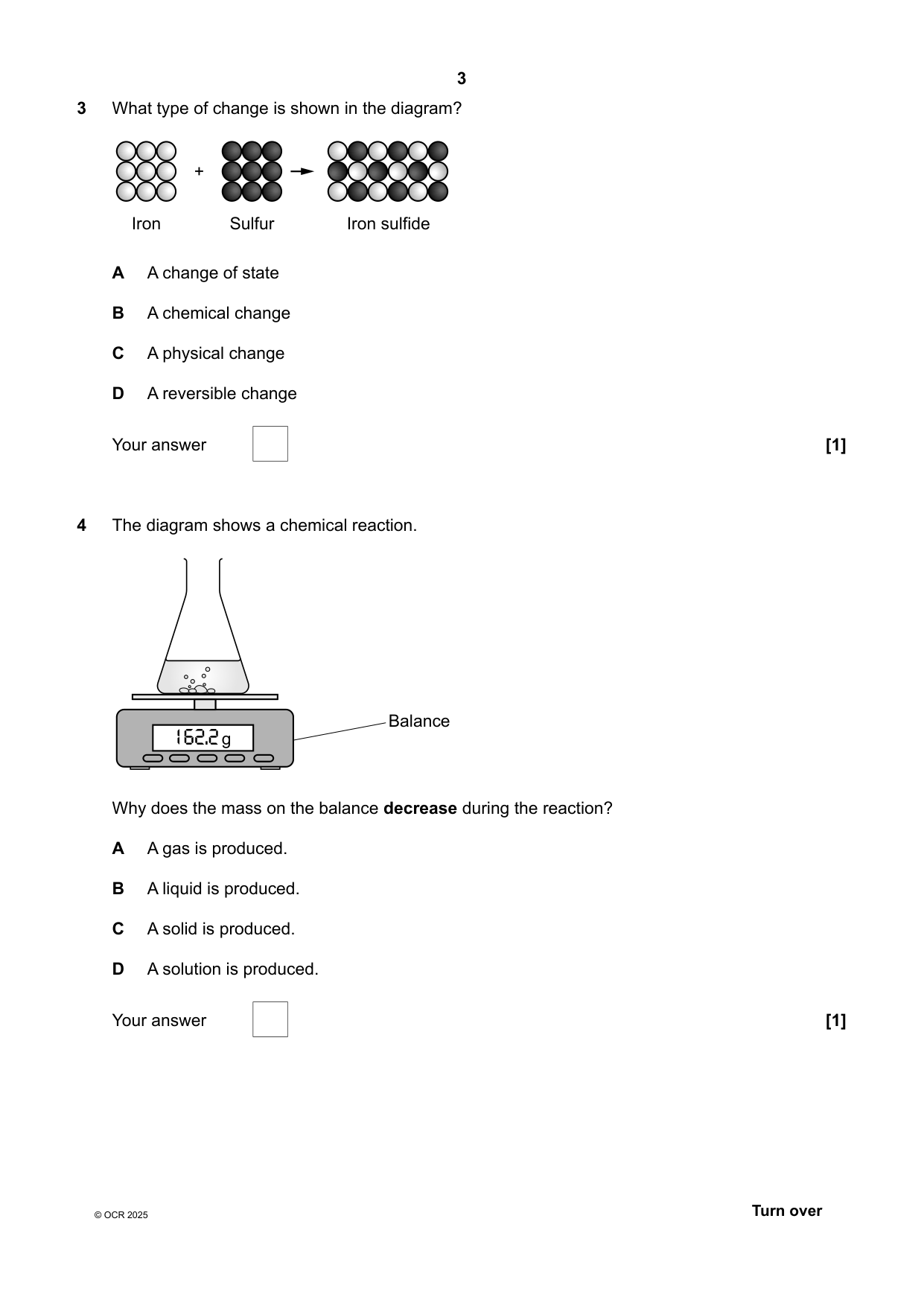 OCR GCSE Chemistry Combined Science A Paper 3 2025 QP IMG-3