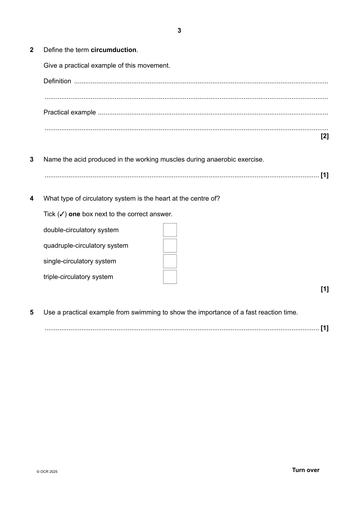 OCR GCSE Physical Education Paper 1 2025 Question Paper PDF IMG-3