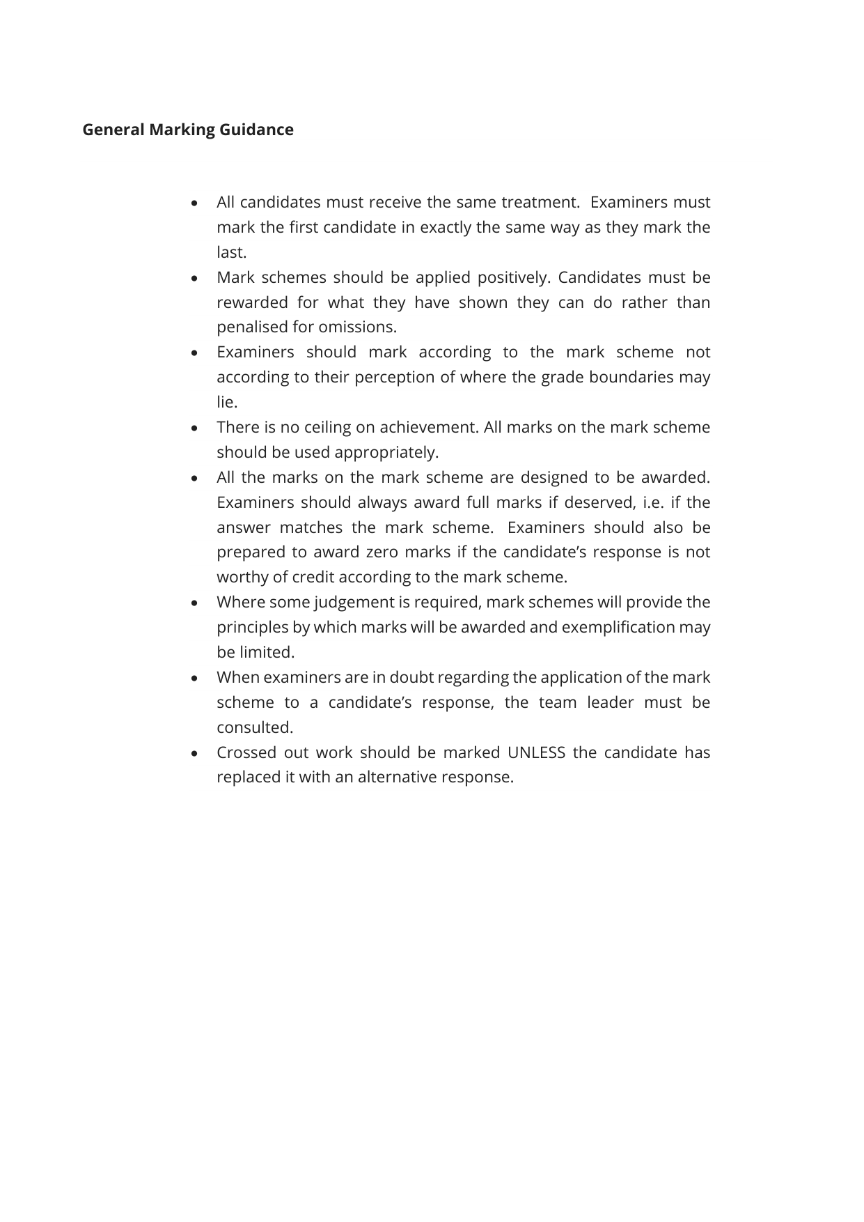 Pearson Edexcel A Level History Paper 30 2025 Mark Scheme IMG-3