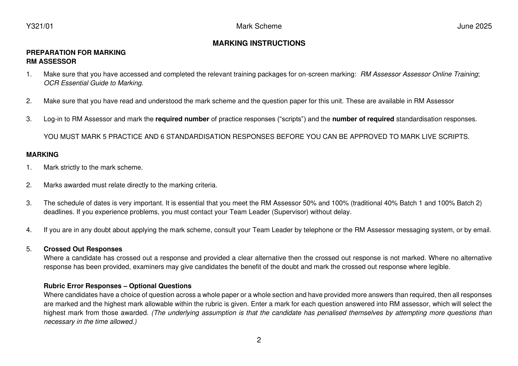 OCR A Level History A Paper 1 2025 Mark Scheme IMG-3