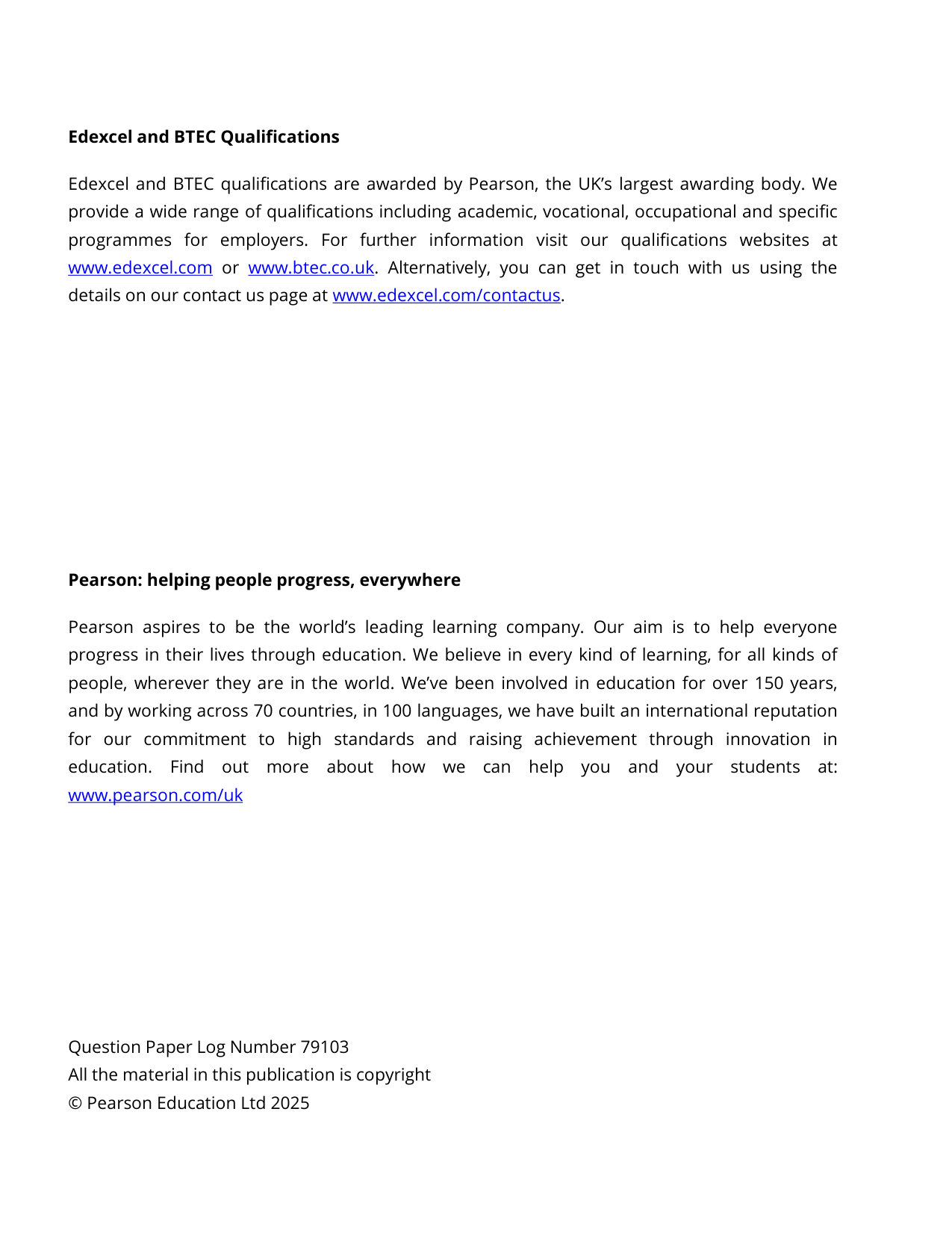 Pearson Edexcel GCSE Greek Paper 3H 2025 Mark Scheme PDF