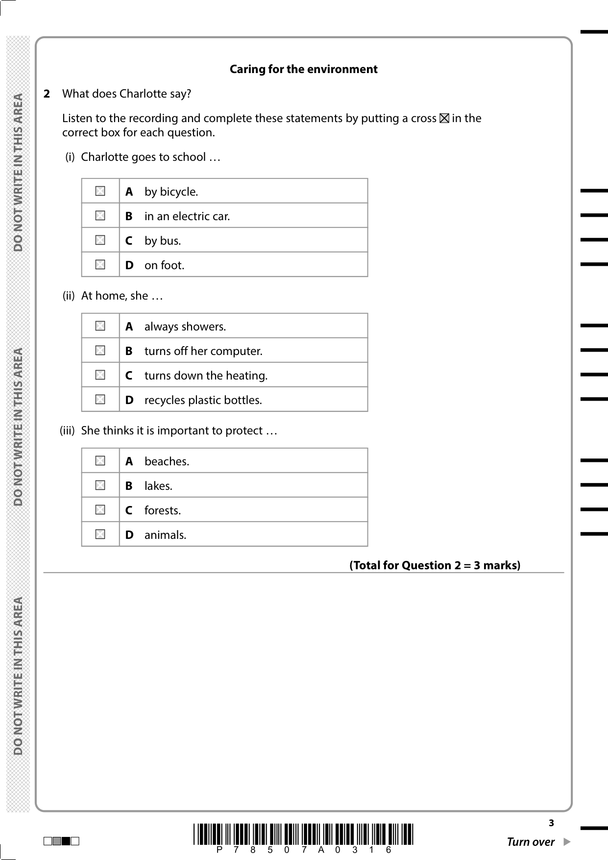 Pearson Edexcel GCSE French 2025 Paper 1f Question Paper IMG-3