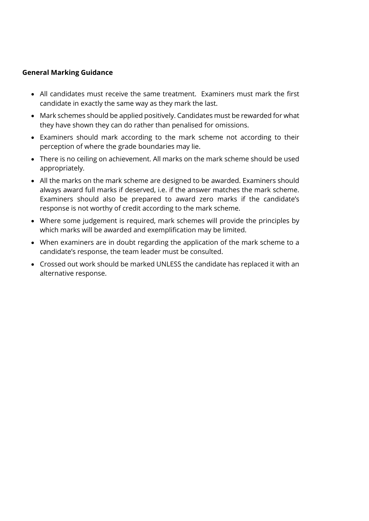 Pearson Edexcel GCSE Biology Paper 1F 2025 Mark Scheme IMG-3