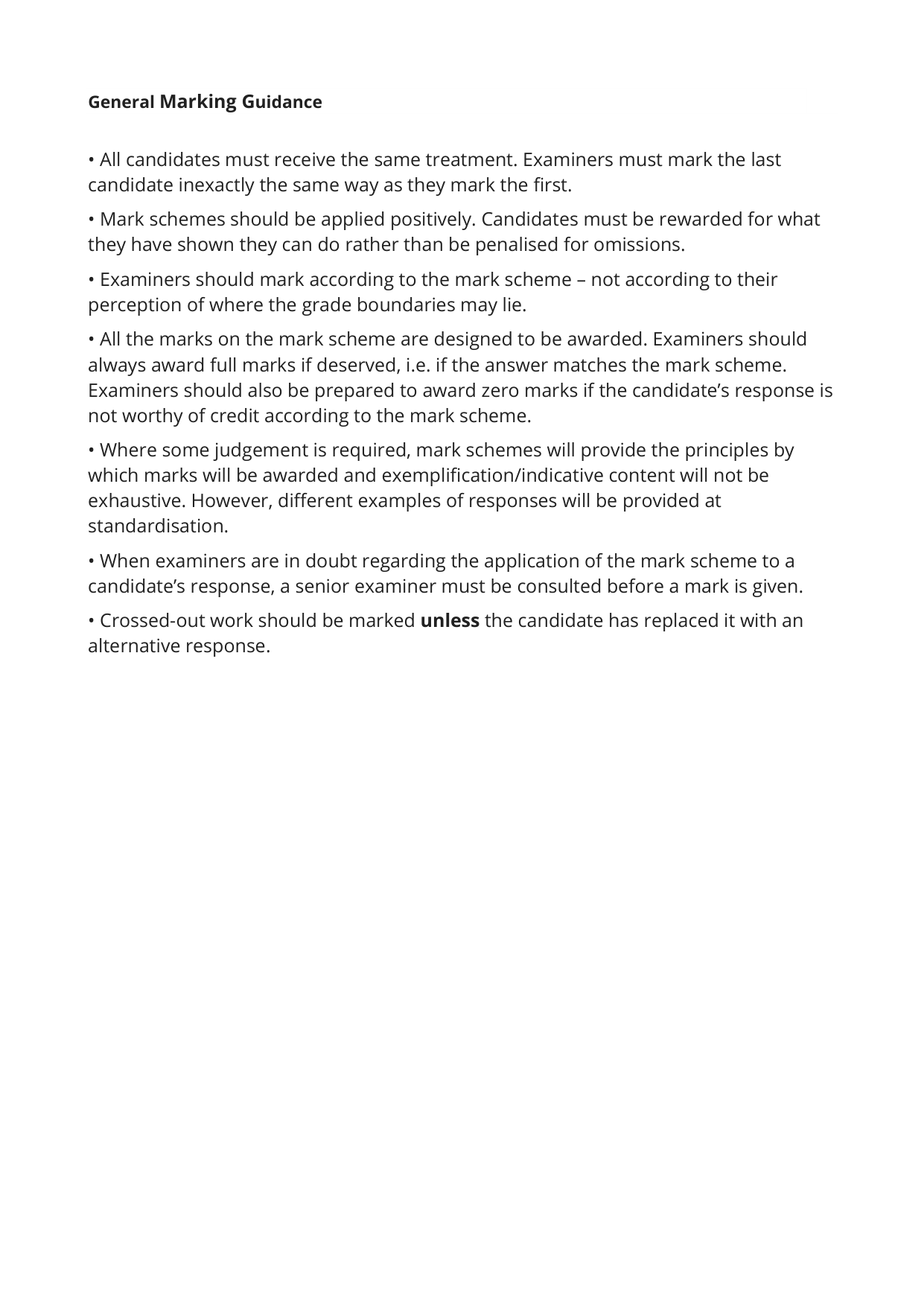 Pearson Edexcel AS Politics Paper 2 2025  Mark Scheme IMG-3