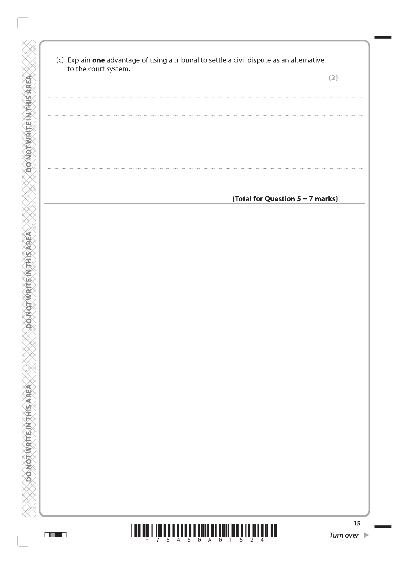 Pearson Edexcel GCSE Citizenship Paper 1 2025 Question Paper IMG-1