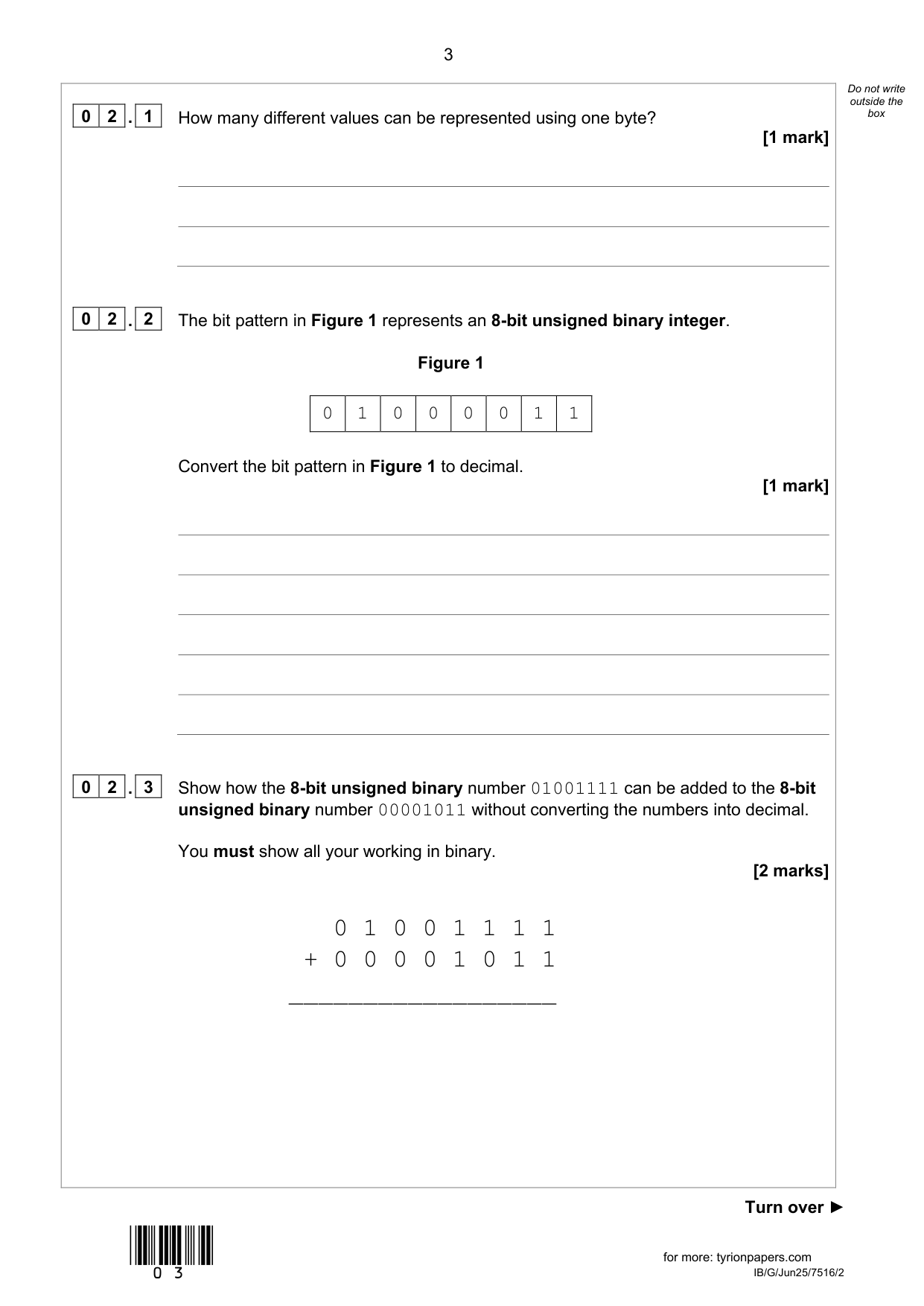 AQA AS Computer Science Paper 2 2025 Question Paper IMG-3