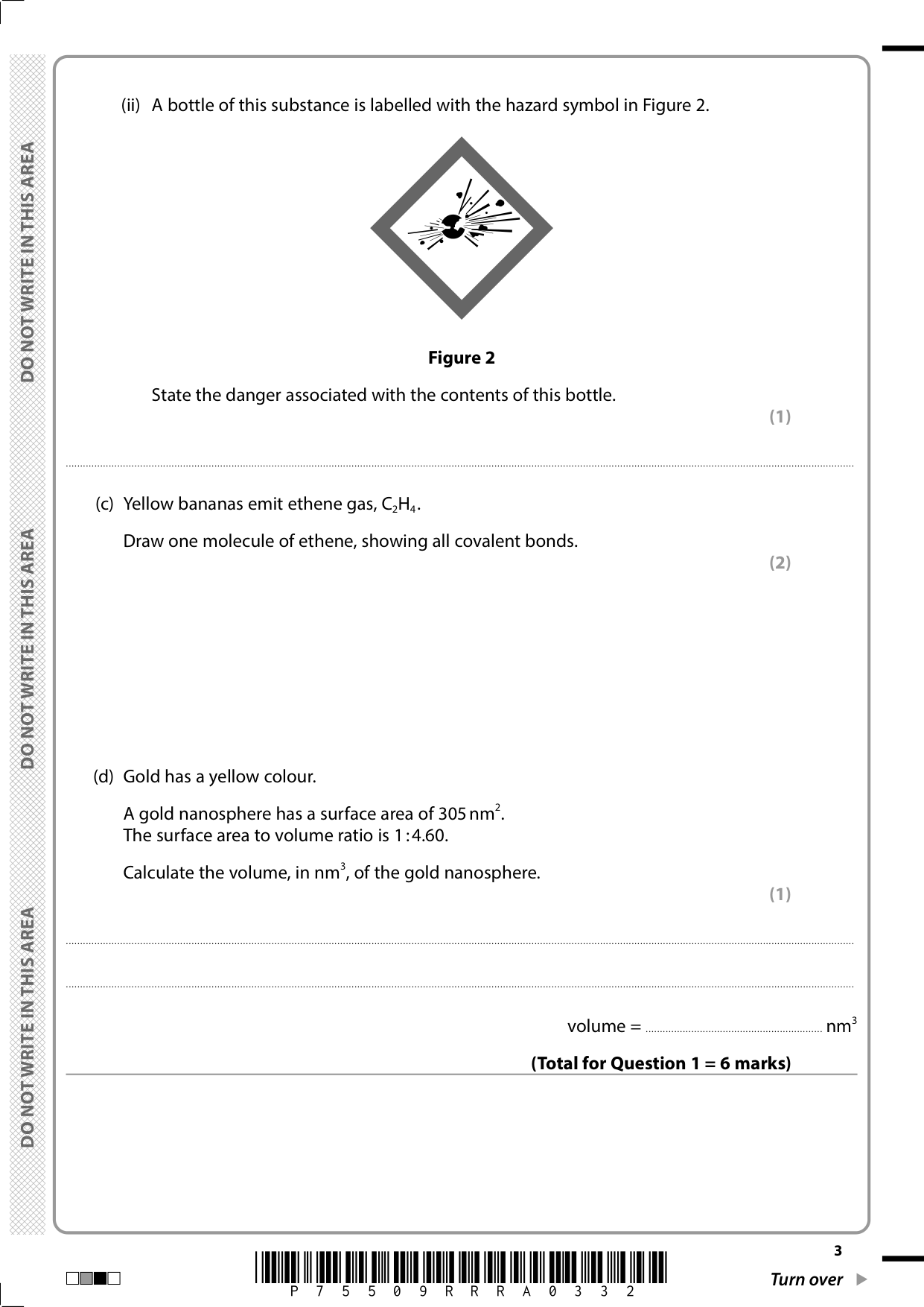 Pearson Edexcel GCSE Chemistry Paper 2H 2025 Question Paper IMG-3
