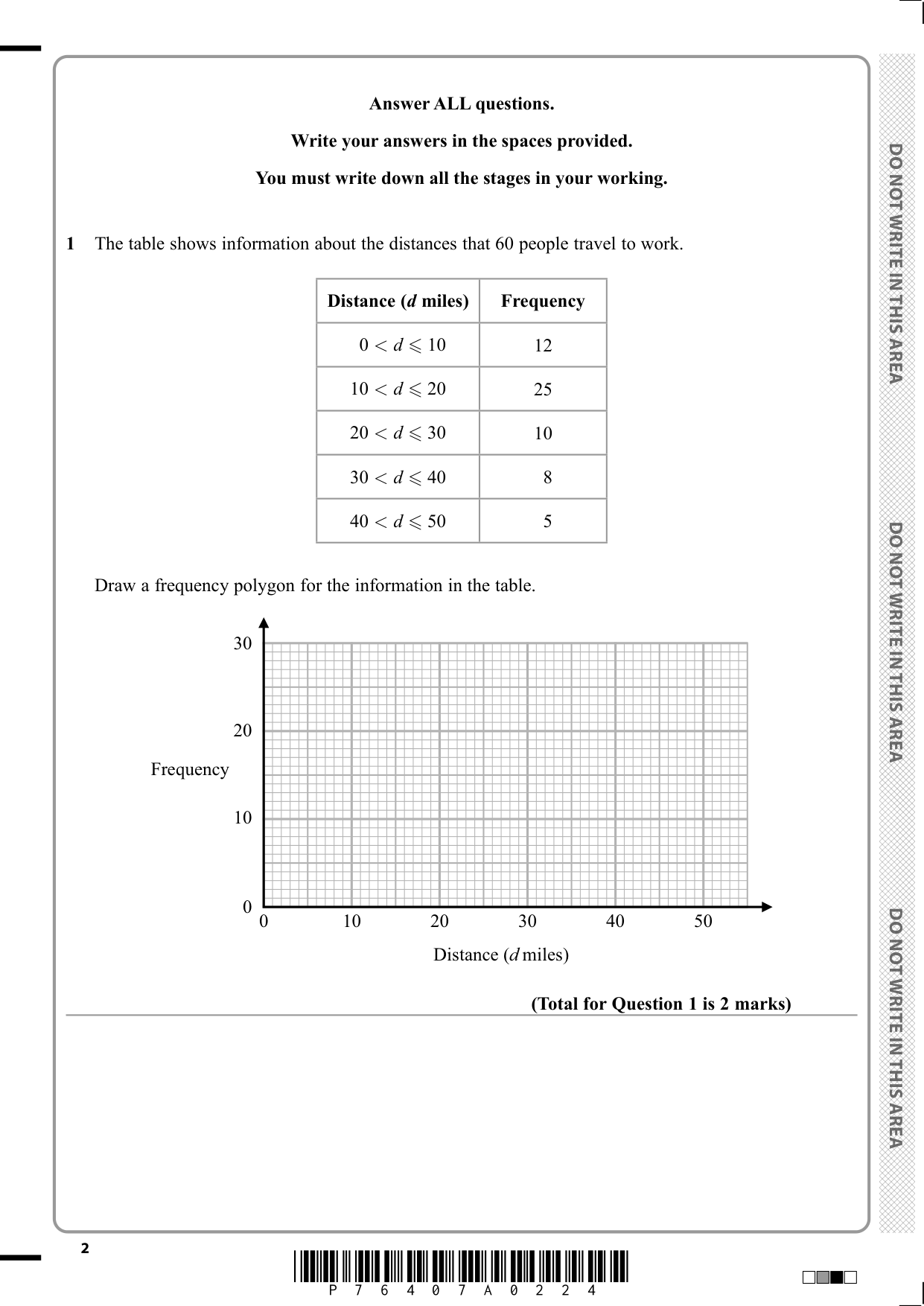 Pearson Edexcel GCSE Maths Paper 3H 2025 Question Paper PDF